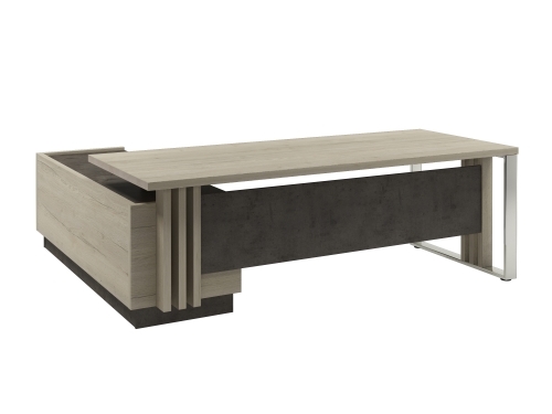 Стол для руководителя с опорной тумбой Z-422пр.0000 (R) Стол для руководителя с опорной тумбой Z-422пр.0000 (R)