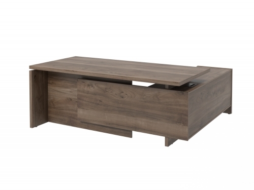 Стол с опорной тумбой FB-119L.DD (L) Орех Пацифик Табак Стол с опорной тумбой FB-119L.DD (L) Орех Пацифик Табак