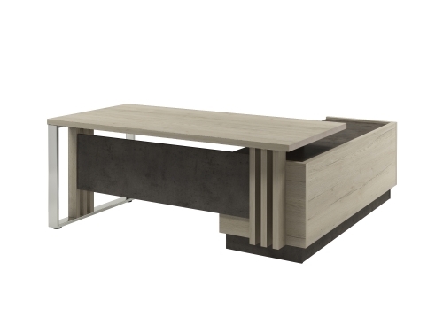 Стол для руководителя с опорной тумбой Z-418пр.0000 (R) Стол для руководителя с опорной тумбой Z-418пр.0000 (R)