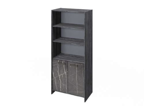 Шкаф для документов FB-672.G. Древесина Графит/Камень Пьетра Гриджиа черный Шкаф для документов FB-672.G. Древесина Графит/Камень Пьетра Гриджиа черный