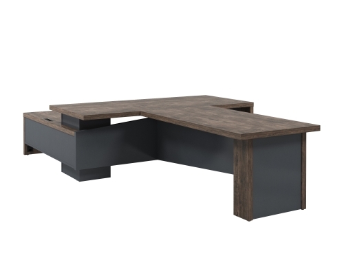 Стол руководителя с опорной тумбой Т-922.1000ПР с блоком розеток и брифингом фото 2 Стол руководителя с опорной тумбой Т-922.1000ПР с блоком розеток и брифингом фото 2