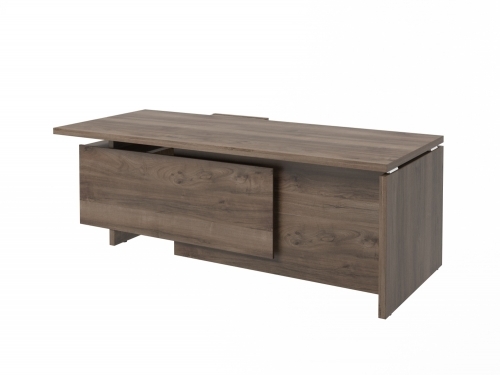 Стол с опорной тумбой FI-121R.DD Орех Пацифик Табак Стол с опорной тумбой FI-121R.DD Орех Пацифик Табак