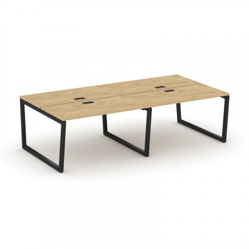 Style Project Рабочая станция 2-х сторон. SN-5T2.DRS-044 Акация Лорка/Металл Антрацит/Заглушка Пласт