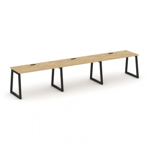 Style Project Рабочая станция 1 сторон. SN-5T1.ORS-043 Акация Лорка/Металл Антрацит/Заглушка Пластик