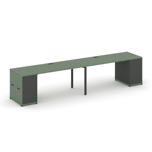 Бенч-система с опорными распашными шкафами Concept CN.ORS-219 фото 2 Бенч-система с опорными распашными шкафами Concept CN.ORS-219 фото 2