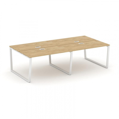 Style Project Рабочая станция 2-х сторон. SN-6T2.DRS-044 Акация Лорка/Металл Антрацит/Заглушка Пласт фото 3