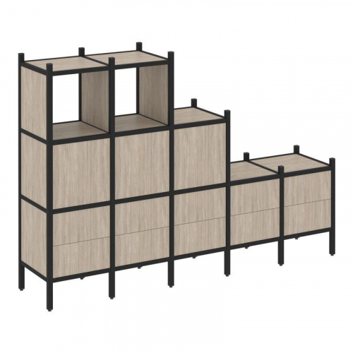 Стеллаж офисный прямой Loft VR.L-19 фото 3 Стеллаж офисный прямой Loft VR.L-19 фото 3