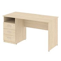 Nova S Стол письменный с тумбой левый В.СПТ-3 (L) Бук Артизан 1400*650*750