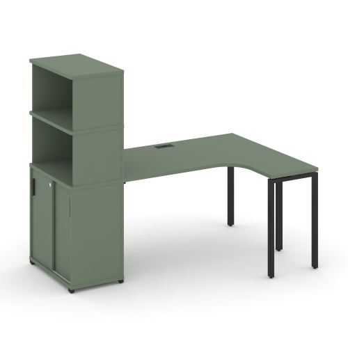 Стол эргономичный с опорным шкафом-купе Concept CN.SA-222(R) Стол эргономичный с опорным шкафом-купе Concept CN.SA-222(R)