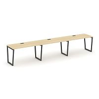 Style Project Рабочая станция 1 сторон. SN-4T2.ORS-041 Акация Лорка/Металл Антрацит/Заглушка Пластик