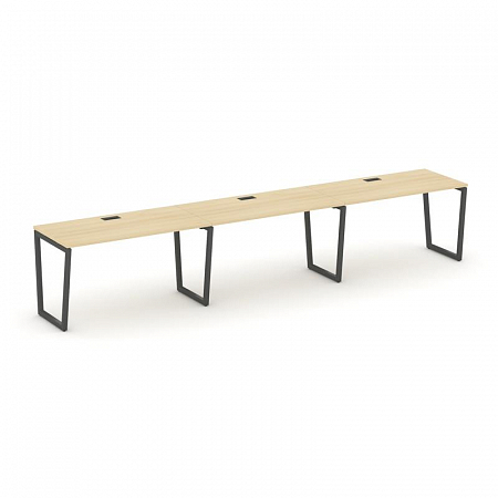 Style Project Рабочая станция 1 сторон. SN-4T2.ORS-041 Акация Лорка/Металл Антрацит/Заглушка Пластик