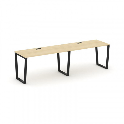 Style Project Рабочая станция 1 сторон. SN-6T2.ORS-024 Акация Лорка/Металл Антрацит/Заглушка Пластик фото 4