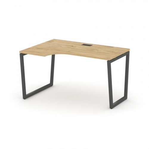 Style Project Стол рабочий эргоном. SN-4T2.SPA-022(L) Акация Лорка/Металл Антрацит/Заглушка Пластик фото 22
