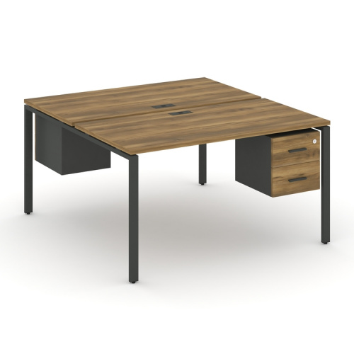 Бенч-система на 2 места с подвесными тумбами Concept CN.DRS-116 Бенч-система на 2 места с подвесными тумбами Concept CN.DRS-116