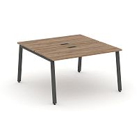 Style Project Рабочая станция 2-х сторон. SN-6A.DRS-004 Дуб Табак/Металл Антрацит 1580*1232*750