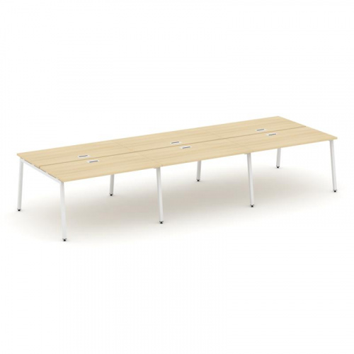 Style Project Рабочая станция 2-х сторон. SN-4A.DRS-064 Антрацит/Металл Белый 4740*1232*750 фото 20