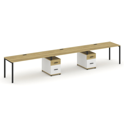 Бенч-система на 3 места с 2 опорными тумбами Concept CN.ORS-340 фото 6 Бенч-система на 3 места с 2 опорными тумбами Concept CN.ORS-340 фото 6