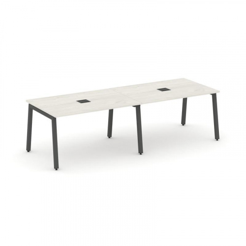 Style Project Стол переговорный SN-5A.SPRG-012 Дуб Табак/Металл Белый 2360*980*750 фото 25