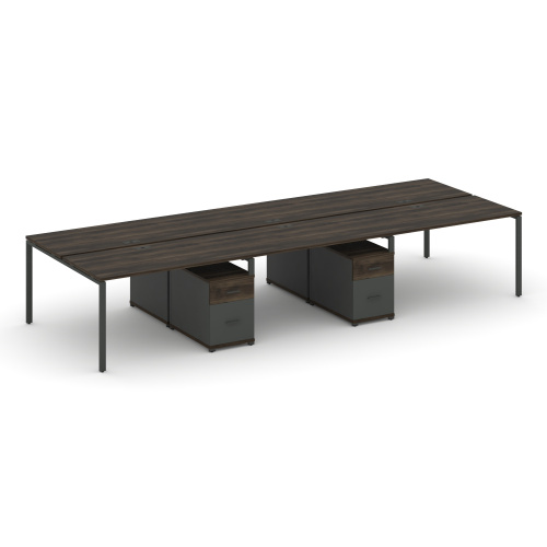 Бенч-система на 6 мест с 2 опорными тумбами Concept CN.DRS-346 фото 3 Бенч-система на 6 мест с 2 опорными тумбами Concept CN.DRS-346 фото 3