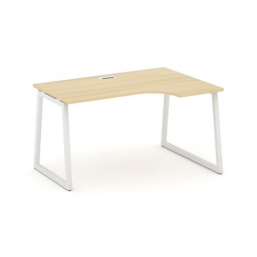 Style Project Стол рабочий эргоном. SN-4T1.SPA-012(R) Акация Лорка/Металл Антрацит/Заглушка Пластик фото 27