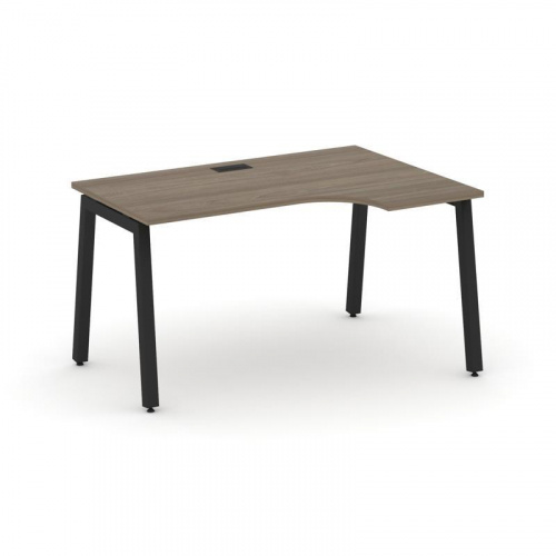 Style Project Стол рабочий эргоном. SN-5A.SPA-002(R) Дуб Табак/Металл Антрацит 1580*600/980*750 фото 9