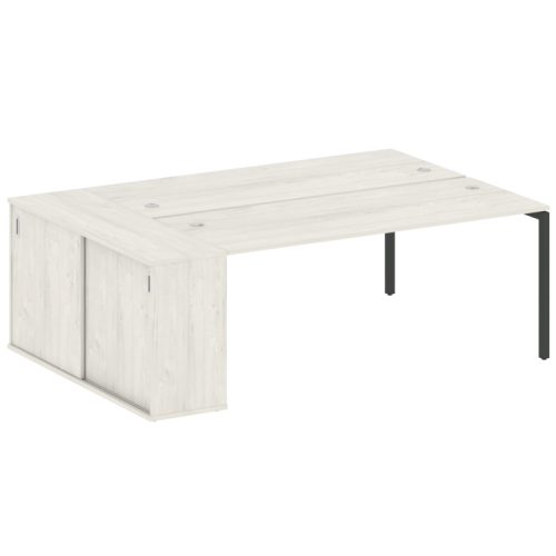 Бенч-система с шкафом-купе на П-обр. м/к Metal System Quattro 40БП.РС-СШК-1.5 фото 8 Бенч-система с шкафом-купе на П-обр. м/к Metal System Quattro 40БП.РС-СШК-1.5 фото 8