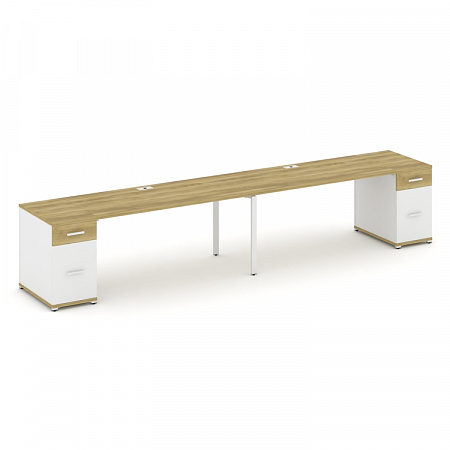 Бенч-система на 2 места с 2 опорными тумбами Concept CN.ORS-416