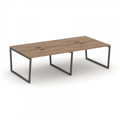 Style Project Рабочая станция 2-х сторон. SN-4T2.DRS-041 Акация Лорка/Металл Антрацит/Заглушка Пласт фото 23