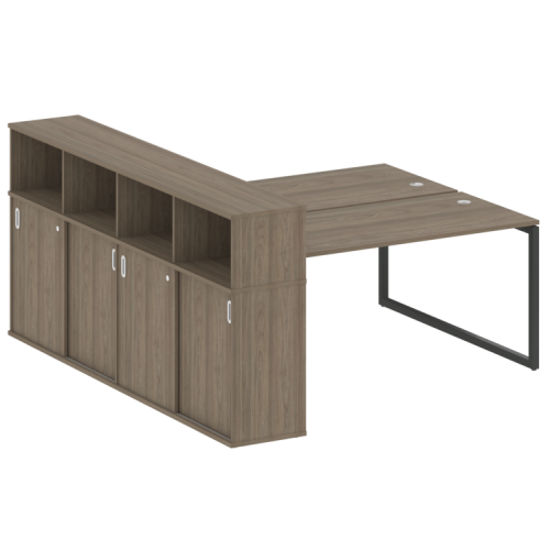 Бенч-система с шкафом-купе на О-обр. м/к Metal System Quattro 40БО.РС-СШК-4.4 фото 2 Бенч-система с шкафом-купе на О-обр. м/к Metal System Quattro 40БО.РС-СШК-4.4 фото 2