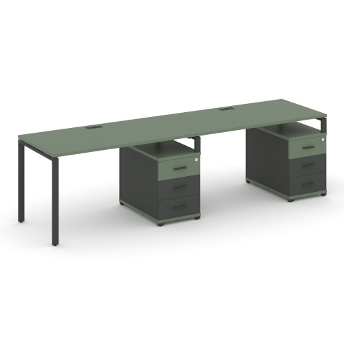 Бенч-система на 2 места с 2 опорными тумбами Concept CN.ORS-311 фото 2 Бенч-система на 2 места с 2 опорными тумбами Concept CN.ORS-311 фото 2