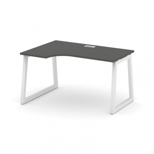 Style Project Стол рабочий эргоном. SN-5T1.SPA-012(L) Акация Лорка/Металл Антрацит/Заглушка Пластик фото 19