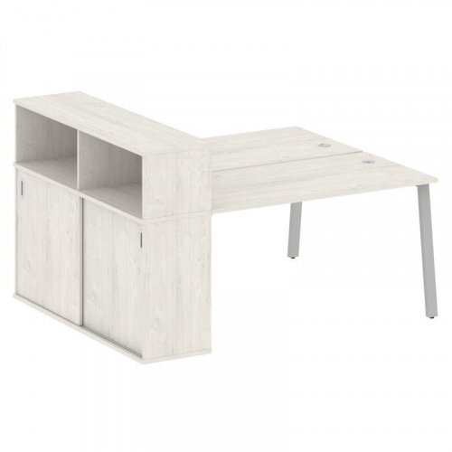 Бенч-система с шкафом-купе на А-обр. м/к Metal System БА.РС-СШК-2.3