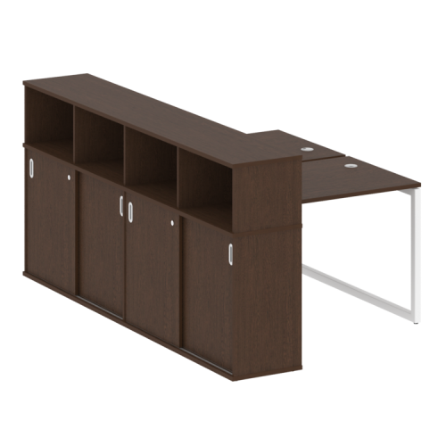 Бенч-система с шкафом-купе на О-обр. м/к Metal System Quattro 40БО.РС-СШК-4.1 фото 5 Бенч-система с шкафом-купе на О-обр. м/к Metal System Quattro 40БО.РС-СШК-4.1 фото 5