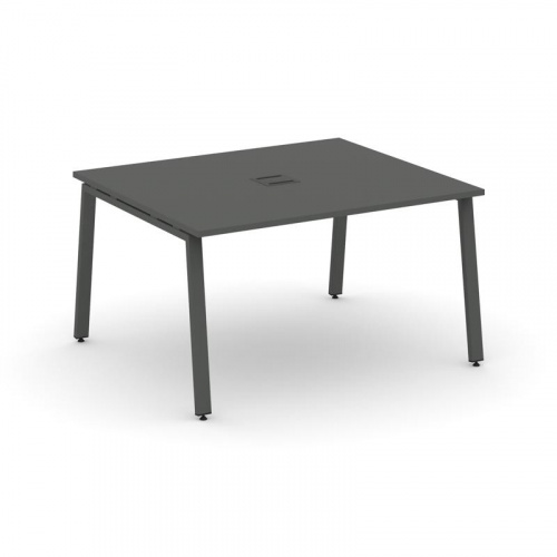 Style Project Стол переговорный SN-6A.SPRG-032 Дуб Наварра/Металл Антрацит 1180*1180*750 фото 25