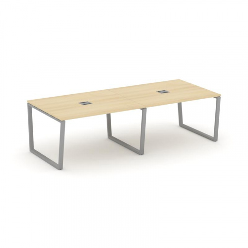 Style Project Стол переговорный SN-6T2.SPRG-042 Акация Лорка/Металл Антрацит/Заглушка Металл Антраци фото 20