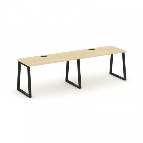 Style Project Рабочая станция 1 сторон. SN-6T1.ORS-024 Акация Лорка/Металл Антрацит/Заглушка Пластик фото 4