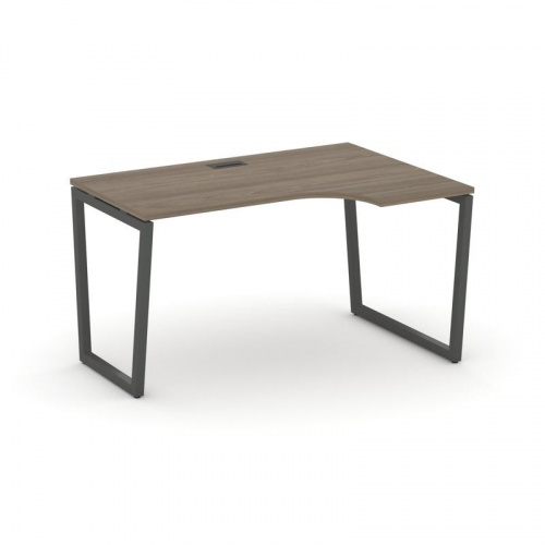 Style Project Стол рабочий эргоном. SN-4T2.SPA-002(R) Акация Лорка/Металл Антрацит/Заглушка Пластик фото 25