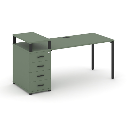 Стол офисный с опорной тумбой Concept CN.SP-411 Стол офисный с опорной тумбой Concept CN.SP-411