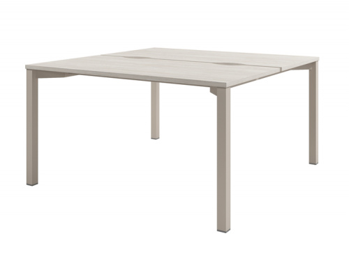 Стол тандем на металлокаркасе D-41 фото 2