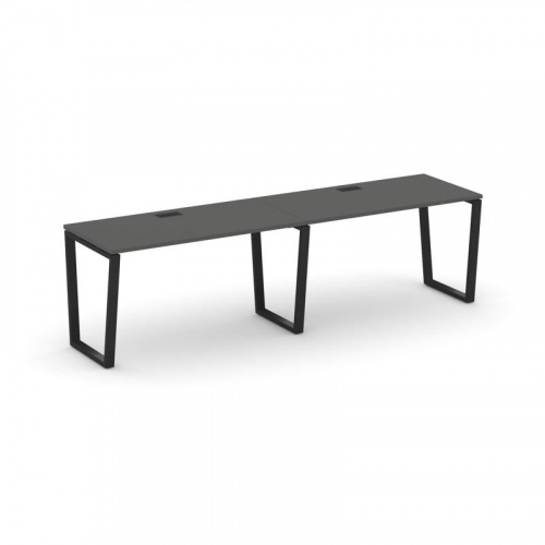 Style Project Рабочая станция 1 сторон. SN-6T2.ORS-024 Акация Лорка/Металл Антрацит/Заглушка Пластик фото 7