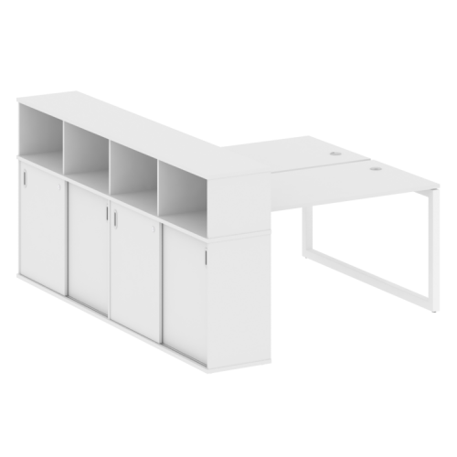 Бенч-система с шкафом-купе на О-обр. м/к Metal System Quattro 50БО.РС-СШК-4.3 фото 6 Бенч-система с шкафом-купе на О-обр. м/к Metal System Quattro 50БО.РС-СШК-4.3 фото 6