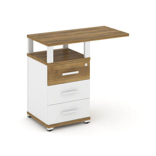 Тумба приставная с 3 ящиками Concept CN.TUS-002 W фото 8