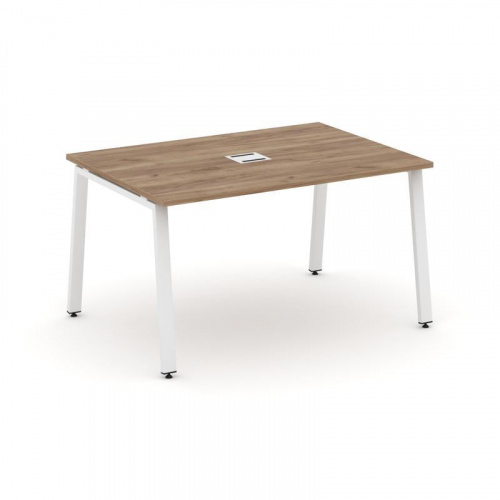 Style Project Стол переговорный SN-6A.SPRG-003 Дуб Табак/Металл Белый 1380*980*750 фото 28