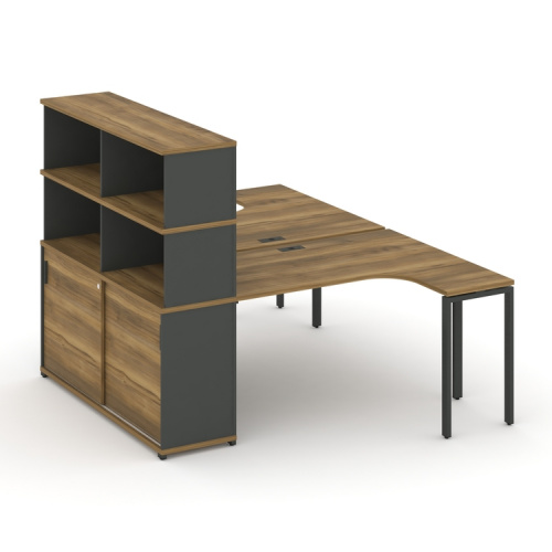 Бенч-система с опорным шкафом-купе с надставкой Concept CN.DSA-222 Бенч-система с опорным шкафом-купе с надставкой Concept CN.DSA-222