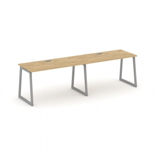 Style Project Рабочая станция 1 сторон. SN-4T1.ORS-024 Акация Лорка/Металл Антрацит/Заглушка Пластик фото 2