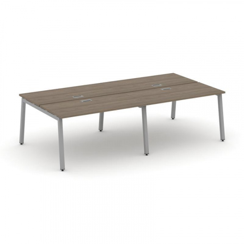 Style Project Рабочая станция 2-х сторон. SN-5A.DRS-043 Дуб Наварра/Металл Белый 2760*1432*750 фото 4