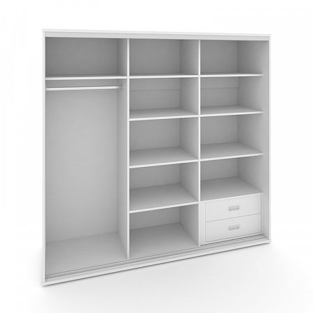 Корпус 3-х секционного шкафа низкого L=1919мм Maris SH.K3-3.2 K1