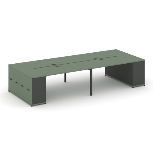 Бенч-система с опорными распашными шкафами Concept CN.DRS-261 фото 2 Бенч-система с опорными распашными шкафами Concept CN.DRS-261 фото 2