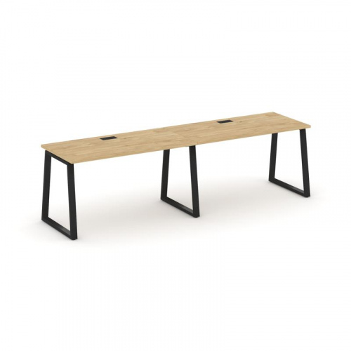 Style Project Рабочая станция 1 сторон. SN-6T1.ORS-024 Акация Лорка/Металл Антрацит/Заглушка Пластик