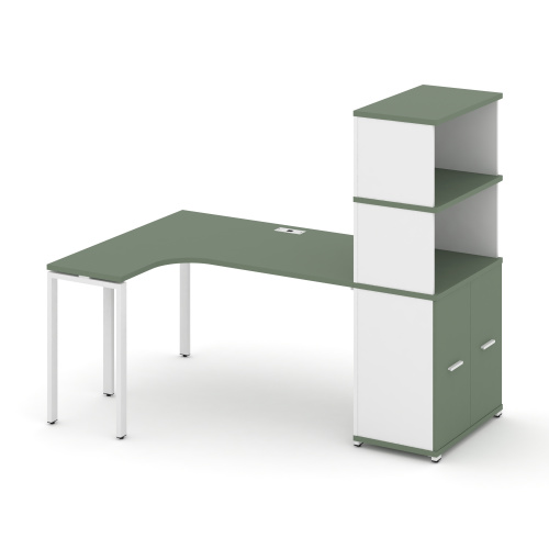 Стол эргономичный с опорным распашным шкафом Concept CN.SA-216(L)